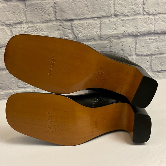 NEW Vero Cuoio Black Leather Boots - Picture 5 of 9